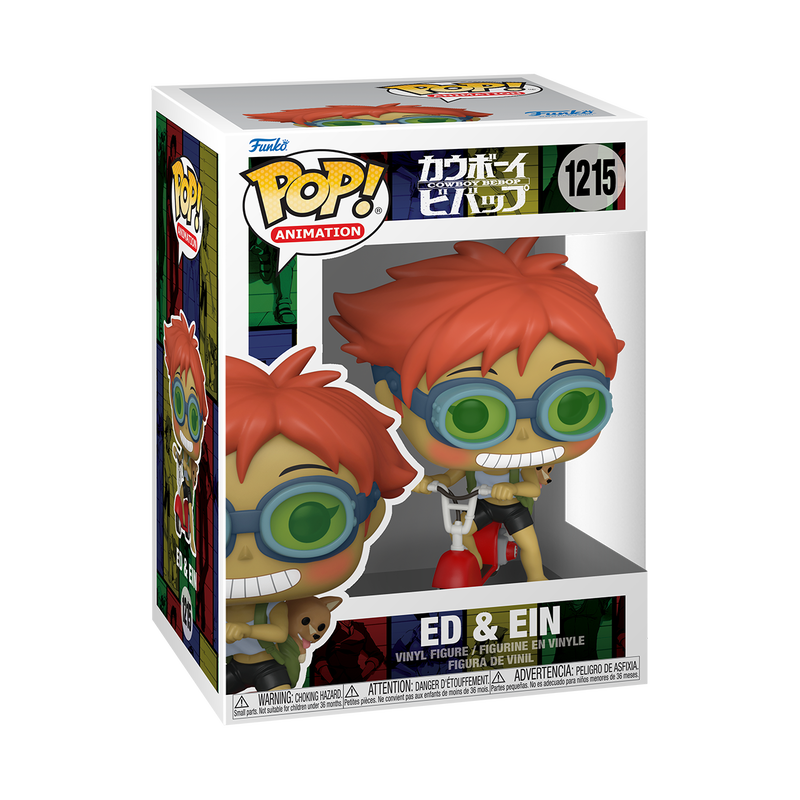Cowboy Bebop - Edward on Scooter with Ein Funko Pop! image number 1